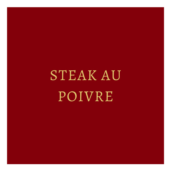 Steak Au Poivre