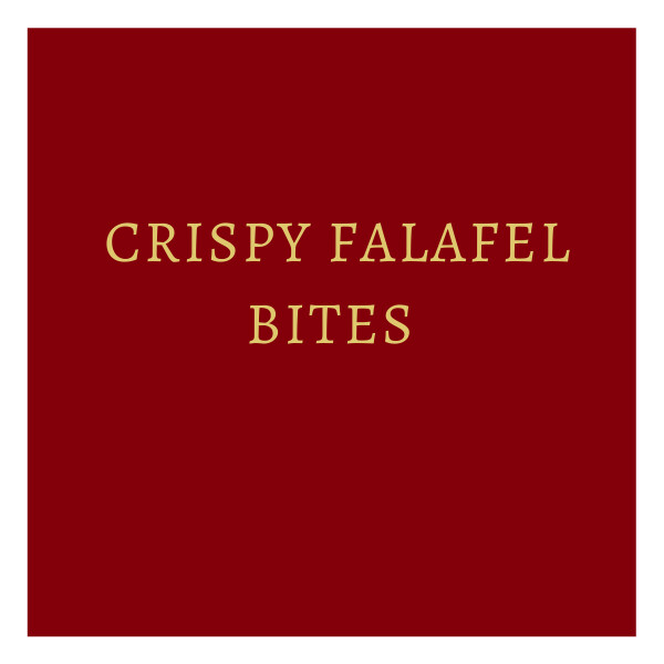 Crispy Falafel Bites