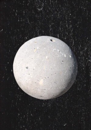 Esfera de cantera blanca