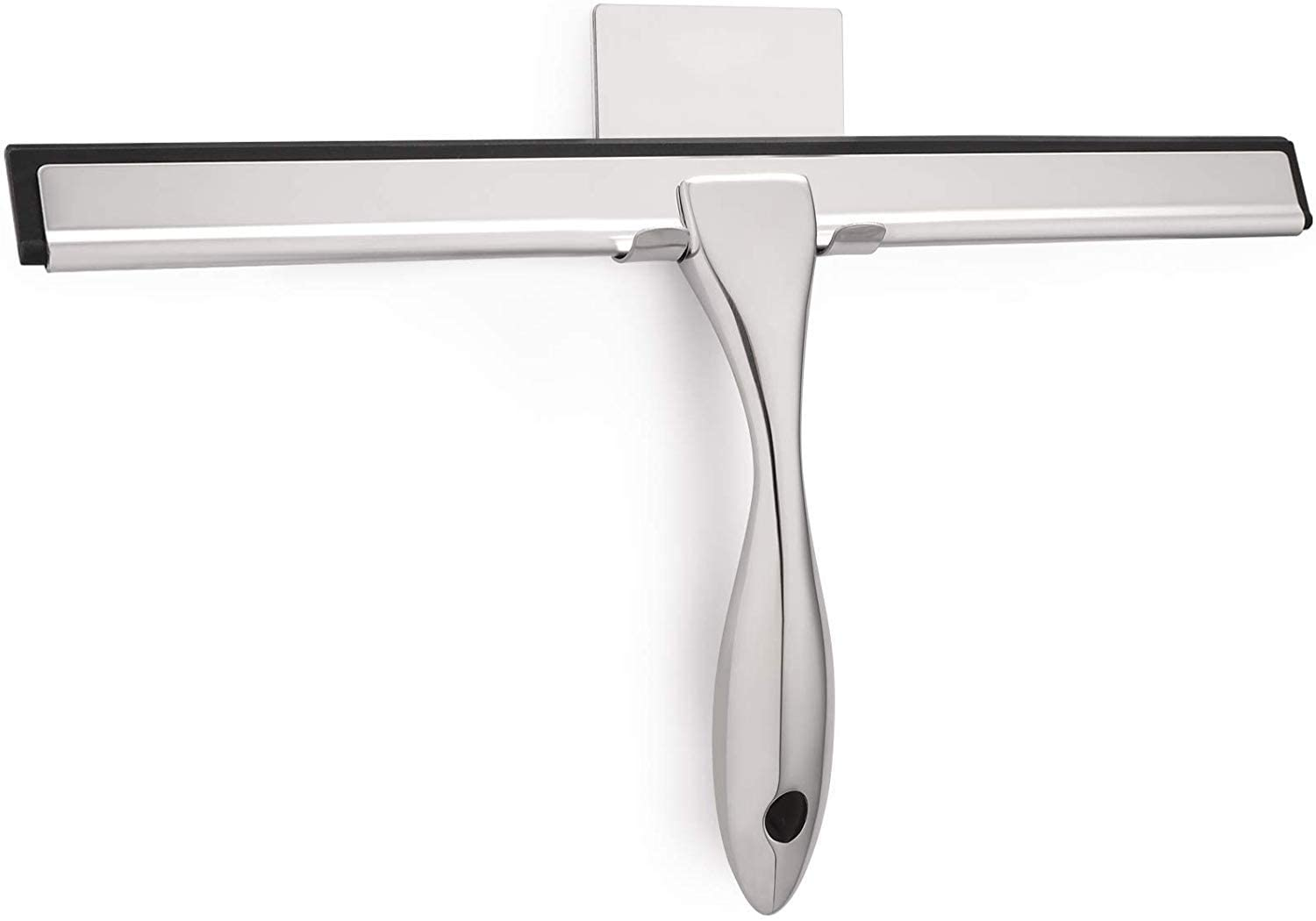 All-Purpose Shower Squeegee for Shower Doors, Bathroom, Window and Car Glass - Stainless Steel, 10 Inches