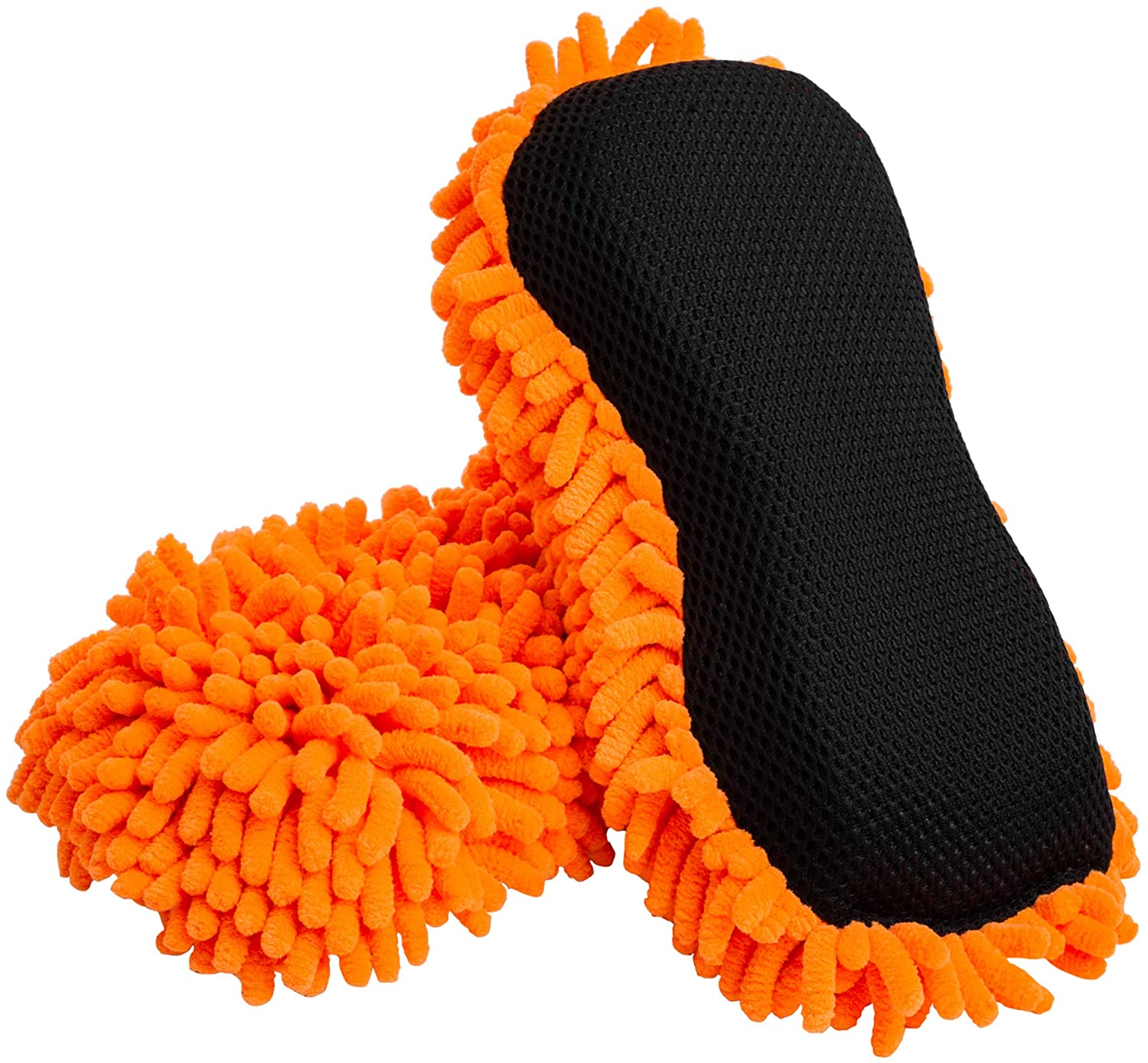 Microfiber Car Wash Sponge Non-Scratch Microfibers for Cleaner Cars, Great for Everyday Cleaning - Automobile Cleaning Sponges Essential Part of Any Car Wash Kit - 2 Pack