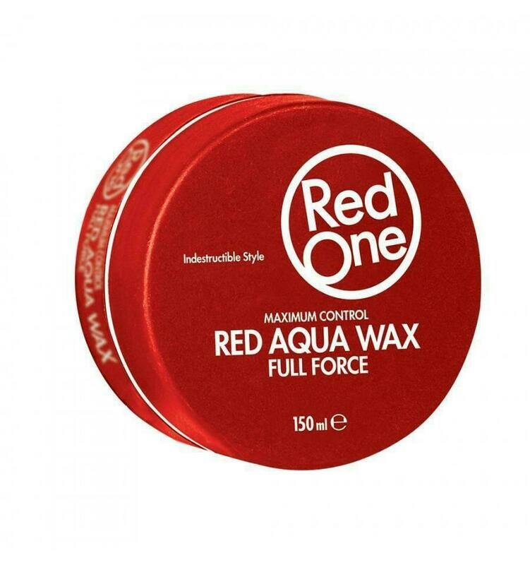 Red One - Rouge Aqua Hair Wax Full Force - Cire coiffante forte tenue 150ml