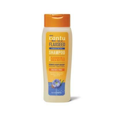Cantu Flaxseed Smoothing Shampoo - Shampoing Sans Sulfate Riche en Graines de Lin et Karité 400 ml