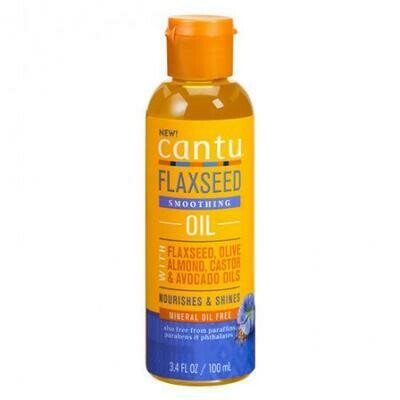Cantu Flaxseed Smoothing Oil - Huile Capillaire Riche en Karité et Graines de Lin 100 ml