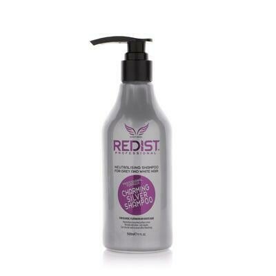 Red One - Redist Professional Hair Care Shampoo Charming Silver Shampoo - Shampoing Neutralisant Cheveux Gris et Blans Red One 500 ml