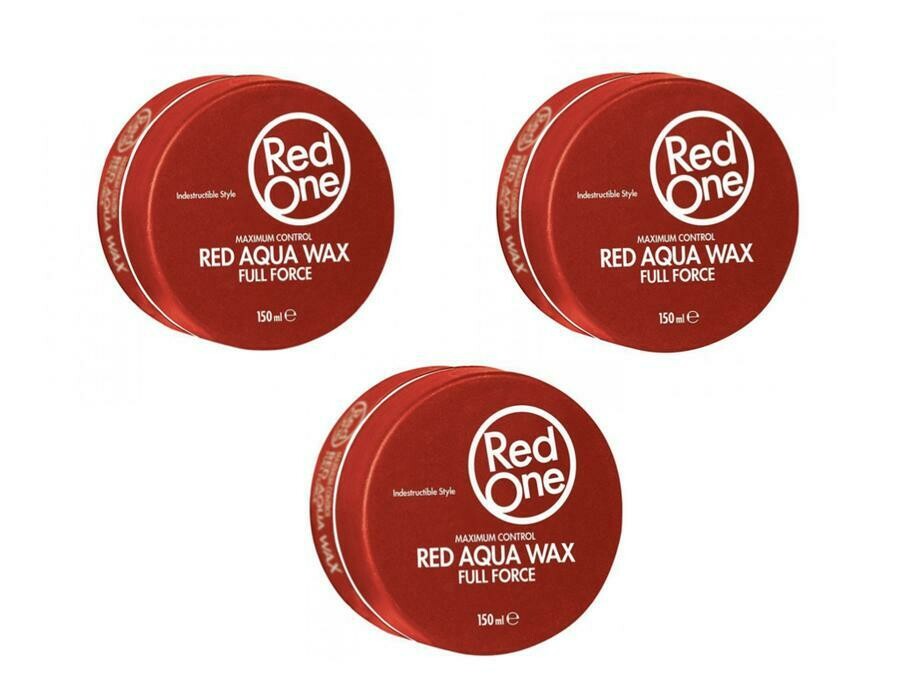 Pack Red One - Red Aqua Hair Wax Full Force - 3 Cires coiffantes forte tenue 150ml