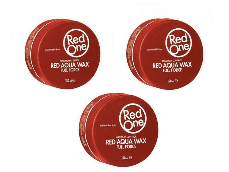 Pack Red One - Red Aqua Hair Wax Full Force - 3 Cires coiffantes forte tenue 150ml