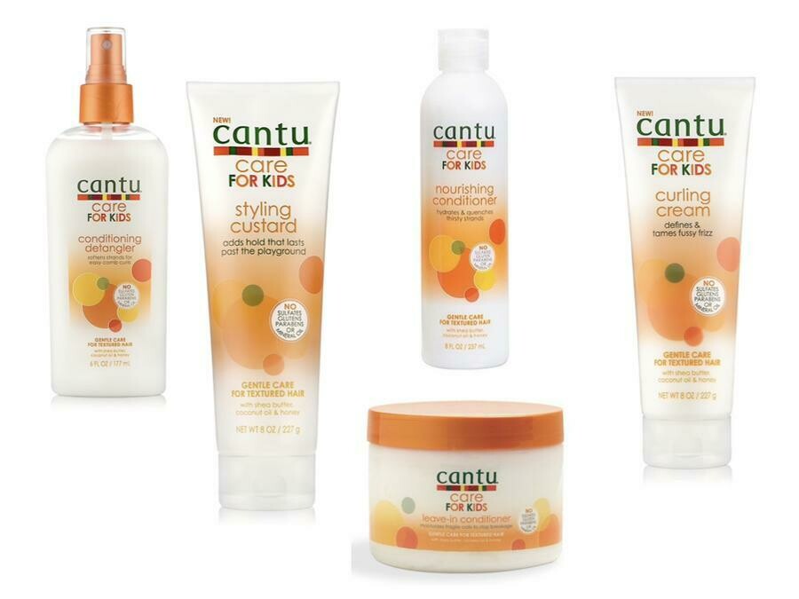 Pack Cantu Kids - Routine Capillaire Hydratation, Soin et Entretien cheveux enfant au Beurre de Karité