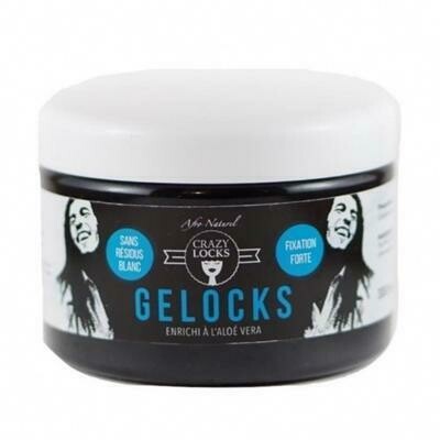 Afro Naturel Crazy Locks - Gelocks Gel noir pour locks à l'Aloe Vera 300 ml