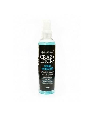 Afro naturel Crazy Locks - Spray hydratant à l'huile de carapate et de menthe poivrée 250 ml