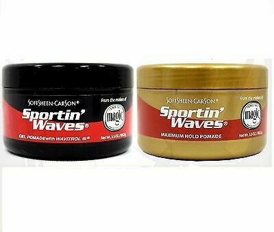Pack 2 Sportin Waves Pomade Normal et Forte