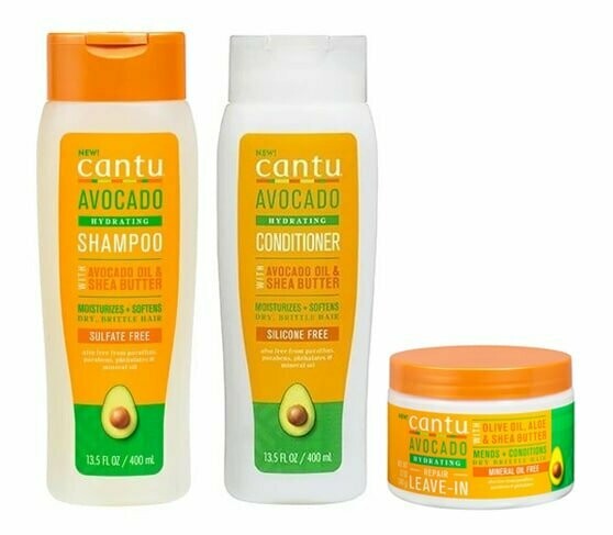 PACK CANTU AVOCAT & KARITE “Shampoing + Conditioner + Leave-in Conditioner”