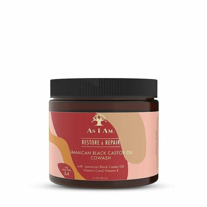 As I Am Jamaican Black Castor Oil Co-wash - Crème lavante riche en huile de ricin noire 454 g