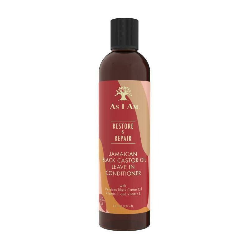As I Am Jamaican Black Castor Oil Leave In Conditioner à l'huile de ricin noire 237 ml