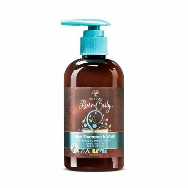 AS I AM BORN CURLY ALOE SHAMPOO & WASH