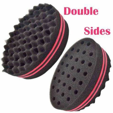 BROSSE MOUSSE 2 FACE LOCKS ET BOUCLE PETIT MODELE