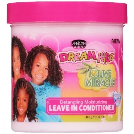 DREAM KIDS OLIVE MIRACLE CONDITIONER LEAVE-IN 425G AFRICAN PRIDE