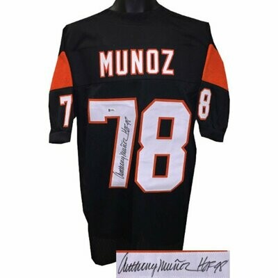 Anthoney Munoz Autographed Jersey
