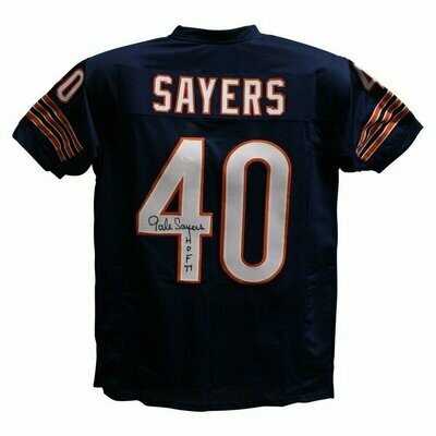 Gale Sayers Auto Graphed Jersey