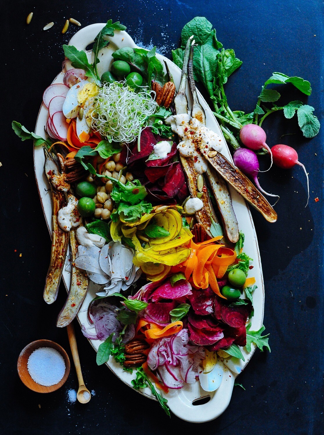 Rainbow Root Salad