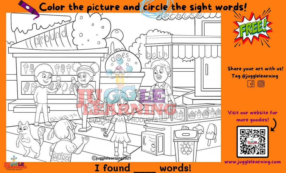 Freebie Friday Coloring Pages!