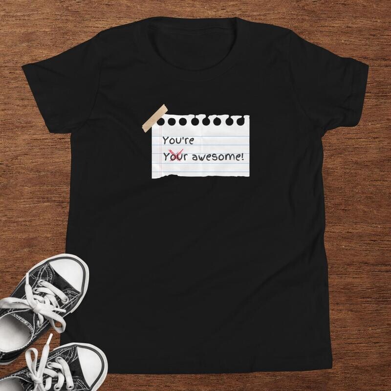 Your vs. You're Youth Short Sleeve T-Shirt