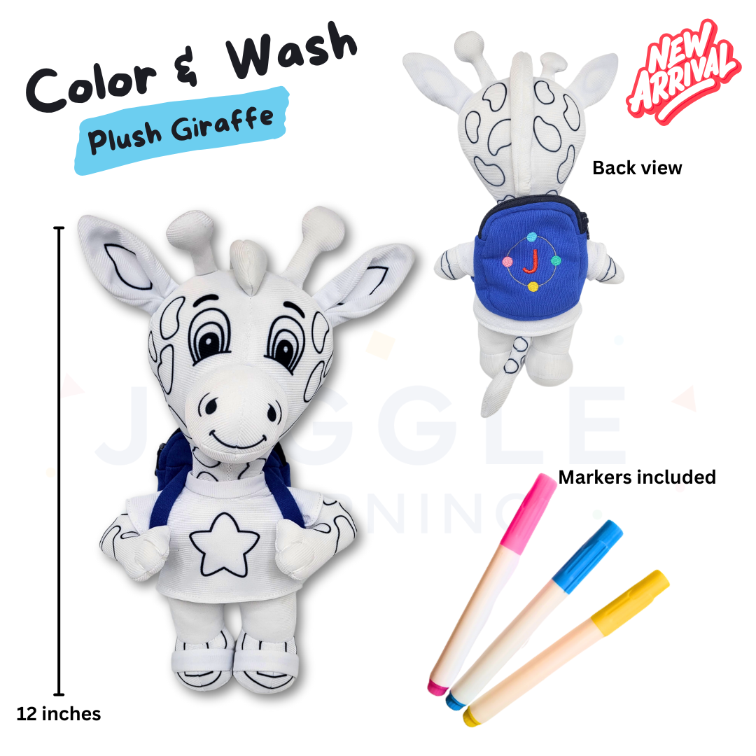 Color & Wash Giraffe Plush