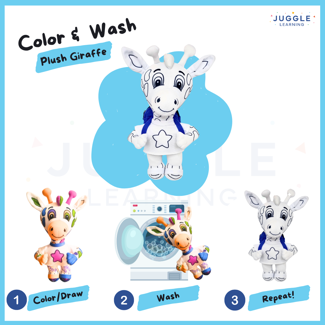Color & Wash Giraffe Plush
