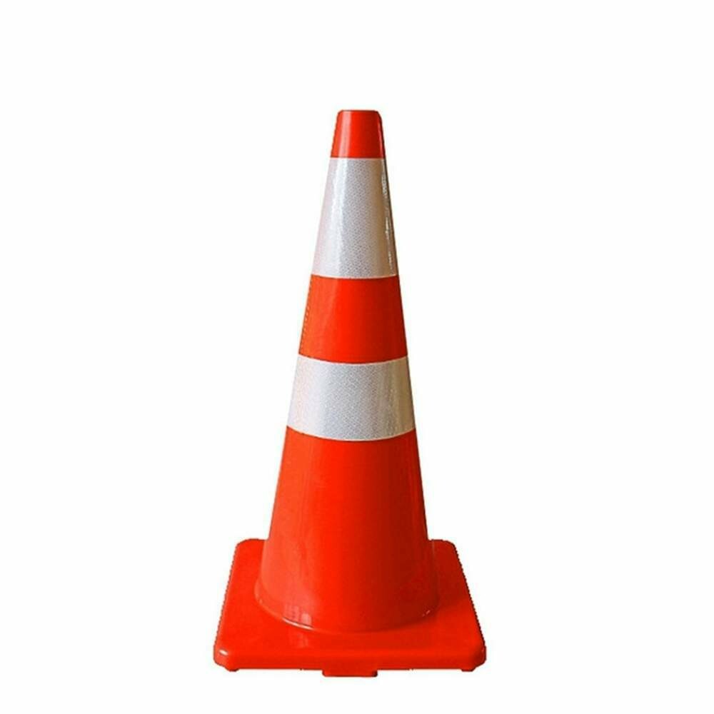 28&quot; 7# Wide Traffic Cone (WITH 4&quot; &amp; 6&quot; COLLAR)
