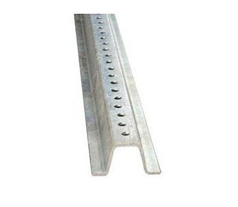 Galvanized Sign Posts 1.12LBS RIB-BAK U-Post 2 1/4&quot; Wide