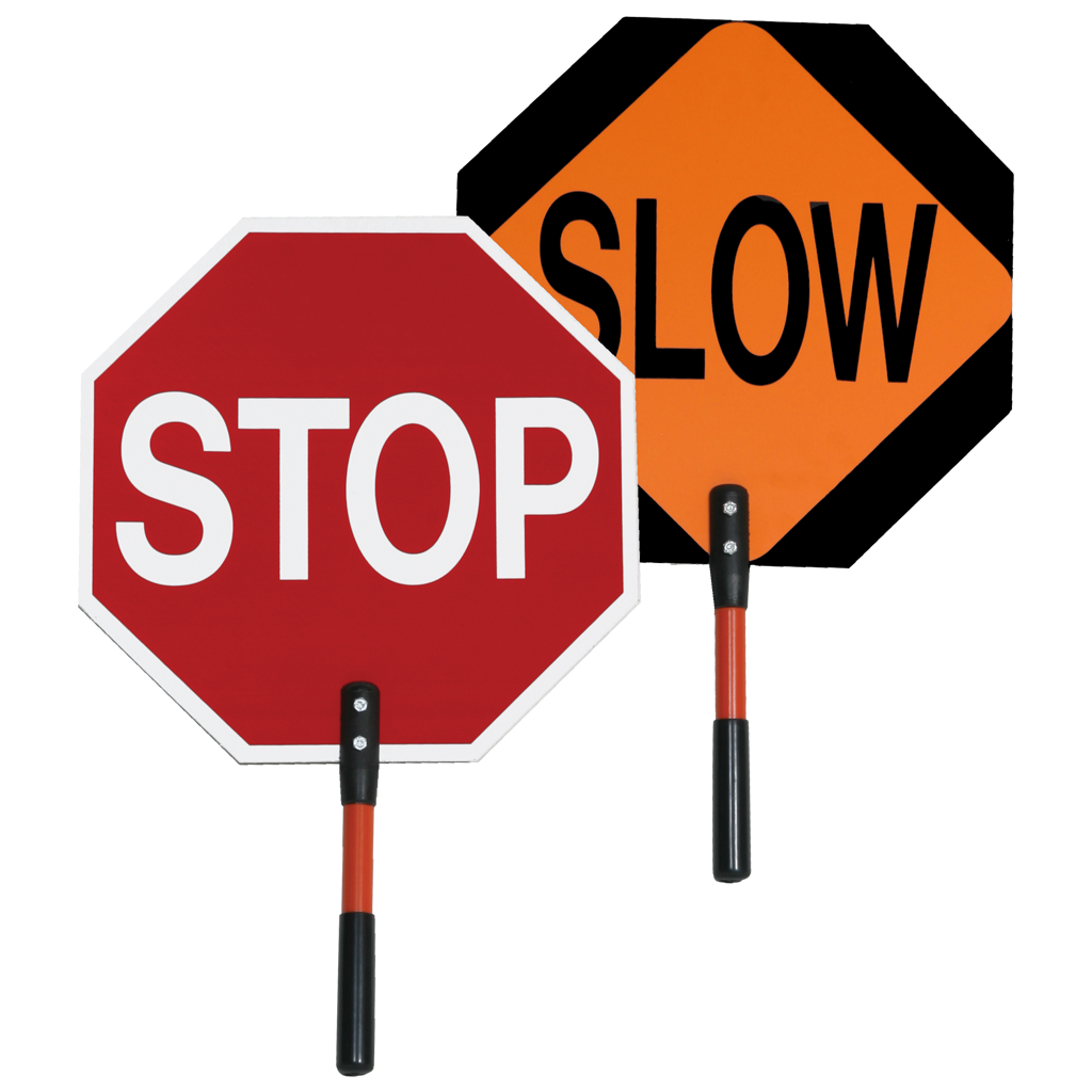 Stop/Slow Paddle (non reflective)