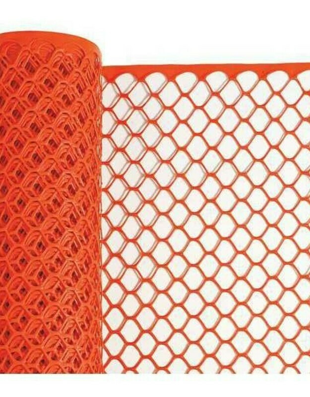 20# Orange Heavy Duty &quot;Chain Link&quot; Safety Fence