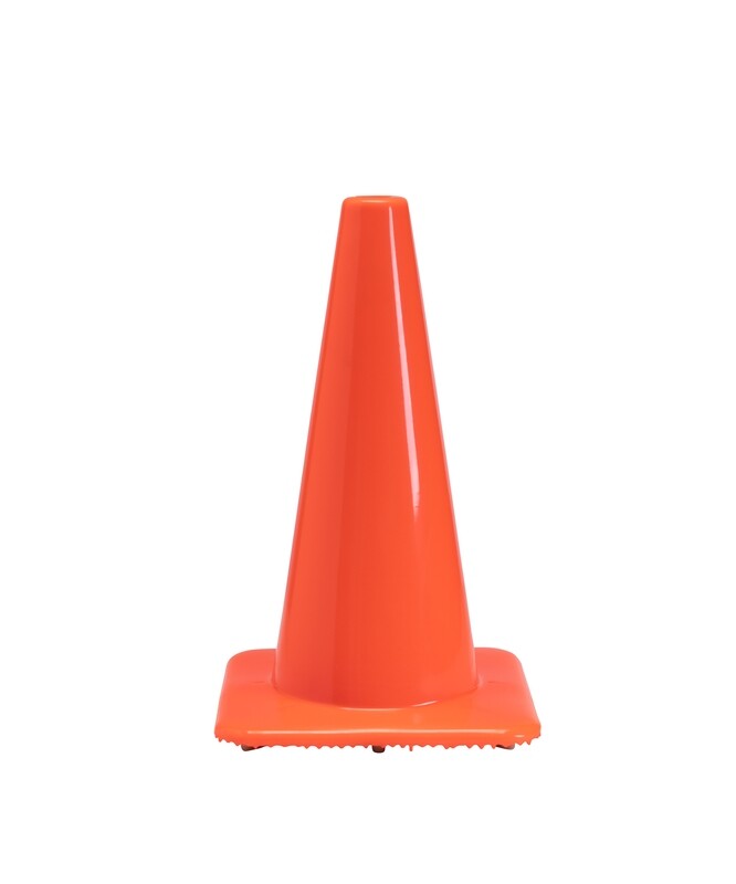 18&quot; 3# Wide Traffic Cone (without collar)