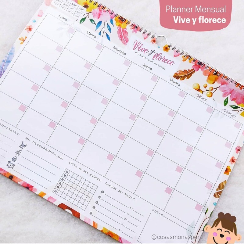 Planner Mensual GRANDE