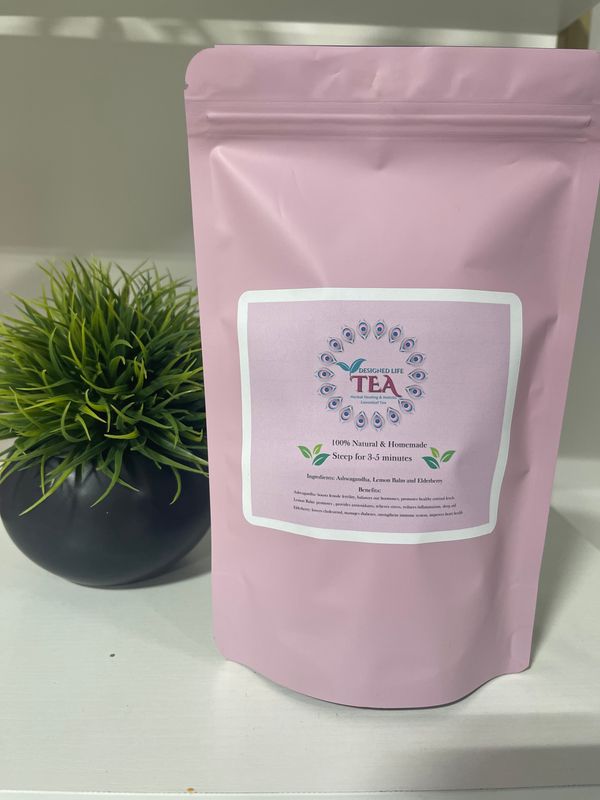 Designed Life  Tea | Ashwaghanda &amp; Elderberry Tea