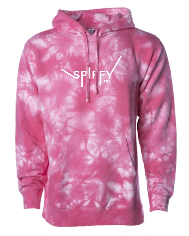 Tie Dye Essential Hoodie (Pink)