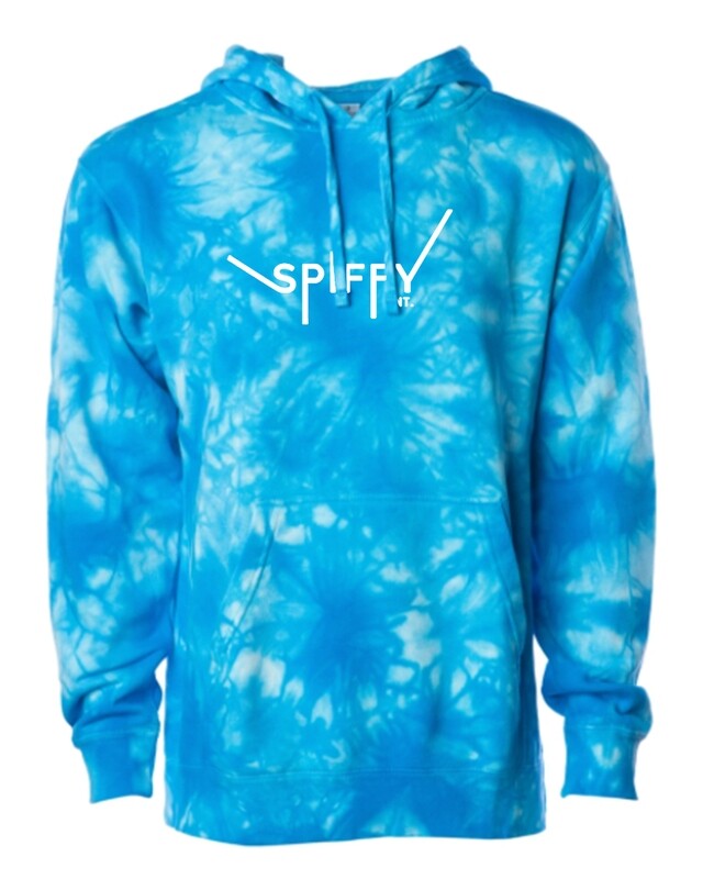 Tie Dye Essential Hoodie (Blue)