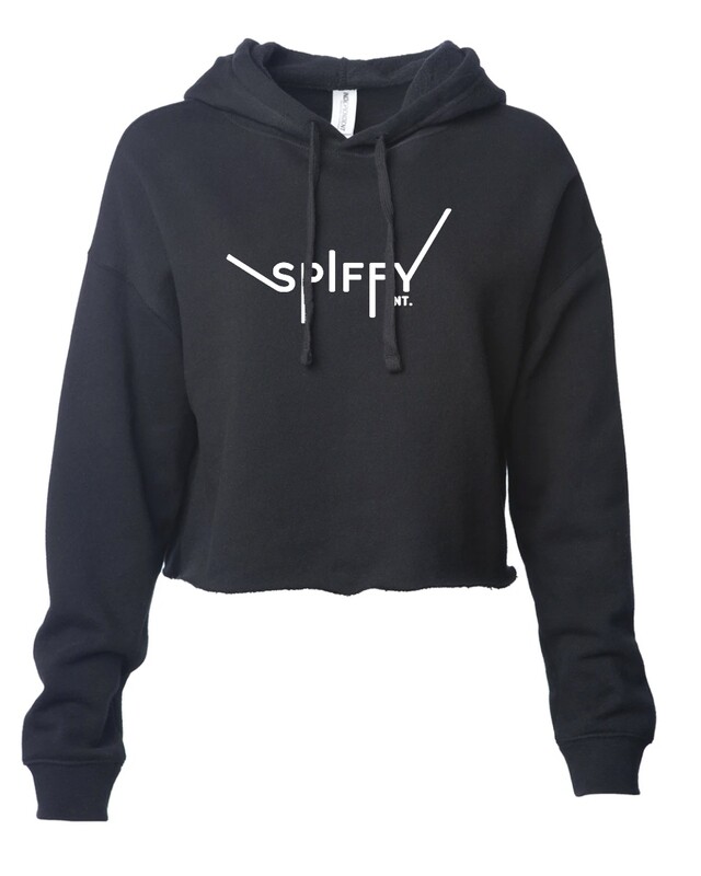 Women&#39;s Crop Hoodie 
(Black)
