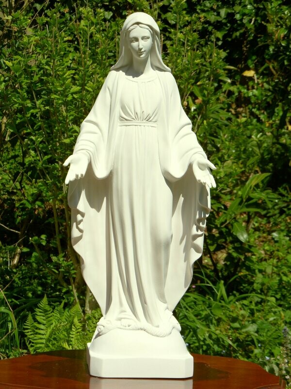 Statue Maria Gnadenspenderin 60 cm weiß Statue Maria Gnadenspenderin 60 cm weiß