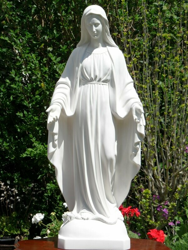 Statue Maria Gnadenspenderin 77 cm weiß Statue Maria Gnadenspenderin 77 cm weiß