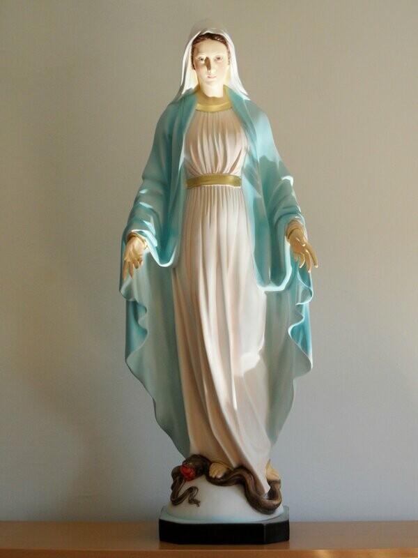 Statue Maria Gnadenspenderin 1,15 m farbig Statue Maria Gnadenspenderin 1,15 m farbig