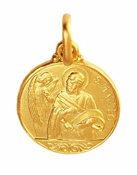Hl. Matthäus Evangelist Medaille Hl. Matthäus Evangelist Medaille