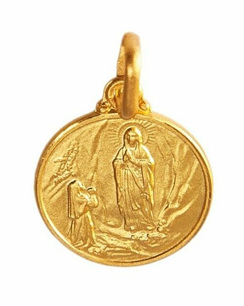 Muttergottes von Lourdes Medaille Muttergottes von Lourdes Medaille