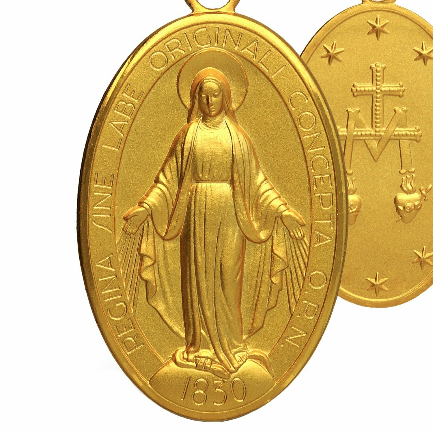Miraculous Medal 14 Carat Gold