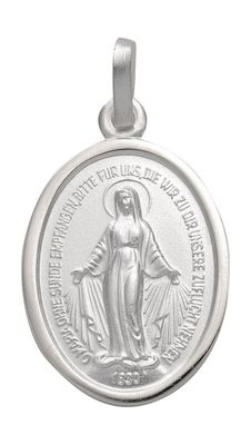 Wundertätige Medaille Silber 925
