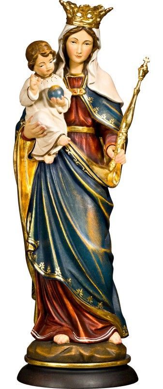 Madonna Queen of Heaven with real gold