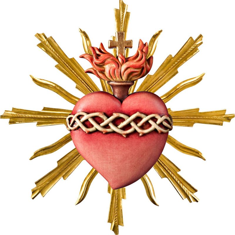 Cœur de Jésus avec des rayons Cœur de Jésus avec des rayons