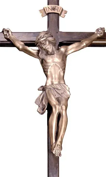 Christus Corpus aus Bronze 1,20 m Christus Corpus aus Bronze 1,20 m