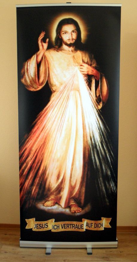 Rollup Bild des Barmherzigen Jesus Rollup Bild des Barmherzigen Jesus