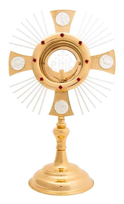 Monstranz Kreuz mit 4 Evangelisten 40 cm Monstranz Kreuz mit 4 Evangelisten 40 cm